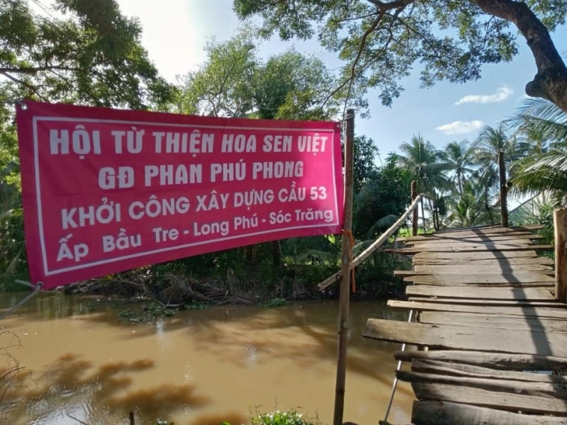 Hoa Sen Việt khởi công xây cầu số 53  ngày 17/11/2020