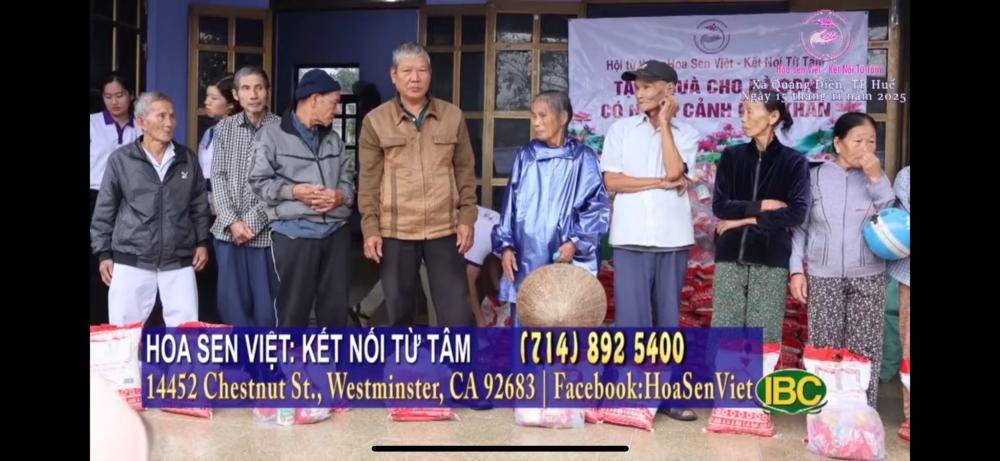 [2025.11.15] Trao tặng 100 phần quà cứu trợ do quý mạnh thường quân phát tâm dành cho nạn nhân bão lụt miền Trung